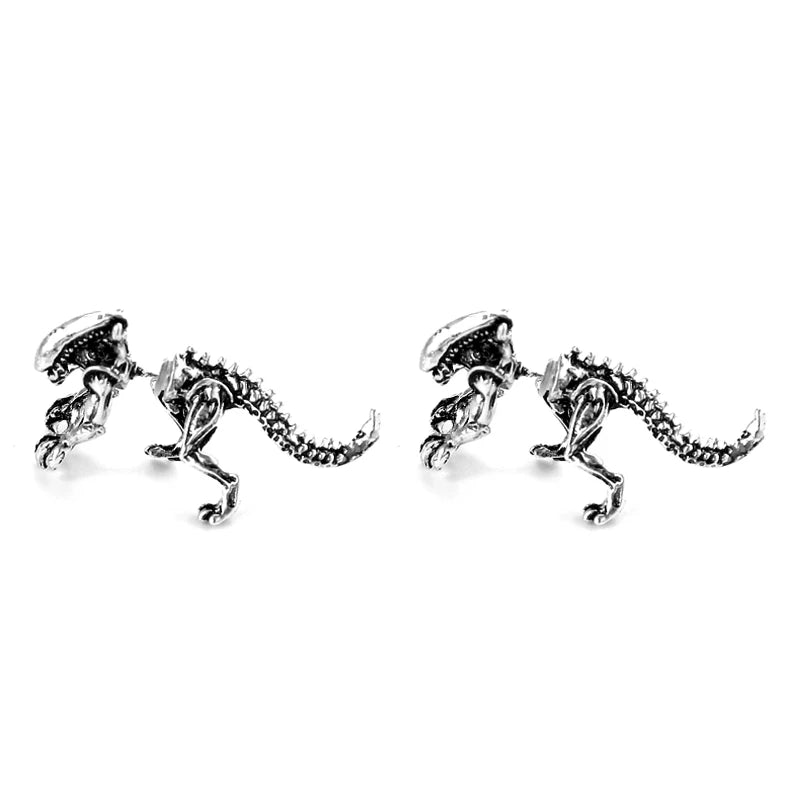 Scary Dinosaur Earrings
