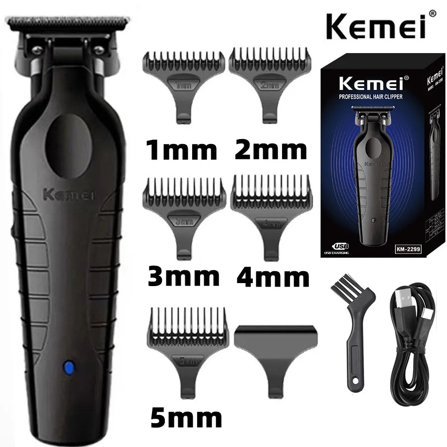 Kemei 2299 Barber Cordless Hair Trimmer - easynow.com