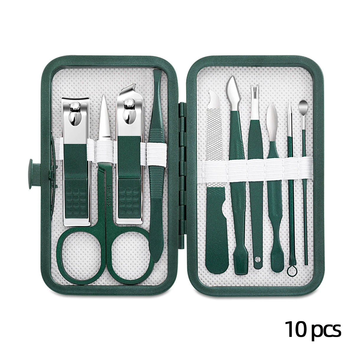18 Stainless Steel Nail Clipper Set: Portable Manicure Grooming Tools