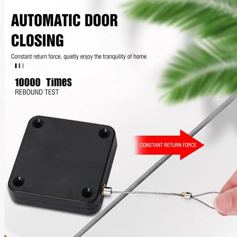 Automatic Sensor Door Closer: Punch-Free & Adjustable