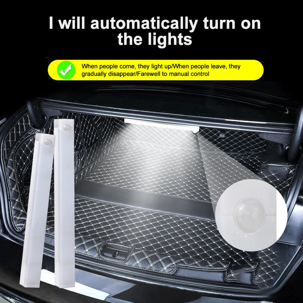 Type-C Rechargeable Car Sensor Light: Automatic Induction Lamp