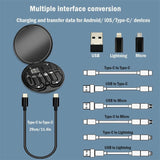 Type-C to USB C/Micro USB/Lightning Adapter Fast Charging Kit