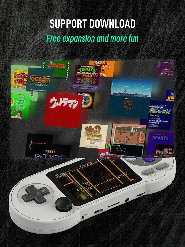 DATA FROG SF2000 Portable Handheld Game Console: Retro Gaming Fun