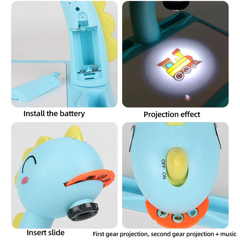 Children Drawing Projector: Reusable Art Desk Toy for Educational Painting and Crafts