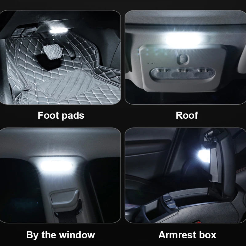 BLALION Car LED Touch Light: Rechargeable Interior Lamp