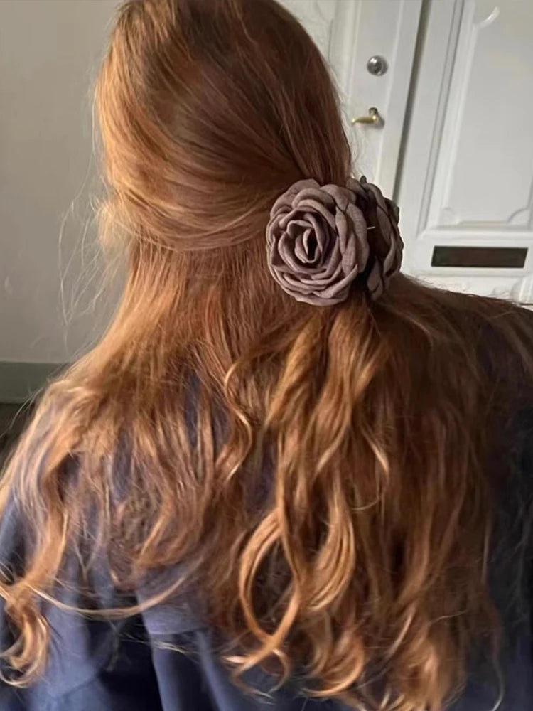 French Vintage Rose Hairpin