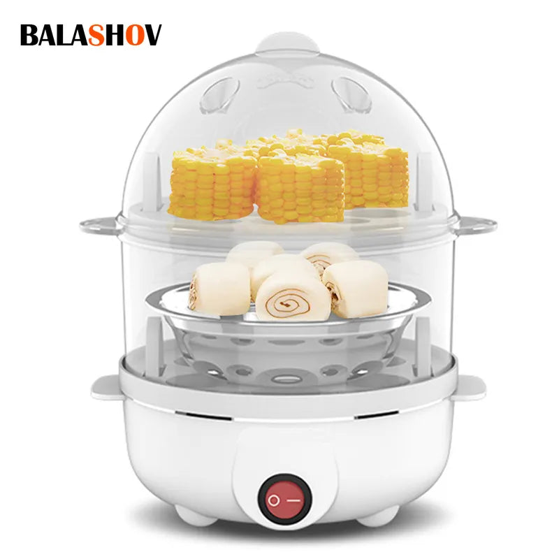 Double-Layer Electric Egg Cooker: Rapid Breakfast Cooking