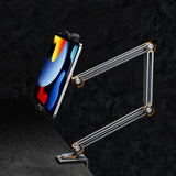📱 Desk Bed Tablet Stand: Adjustable Aluminum Mount