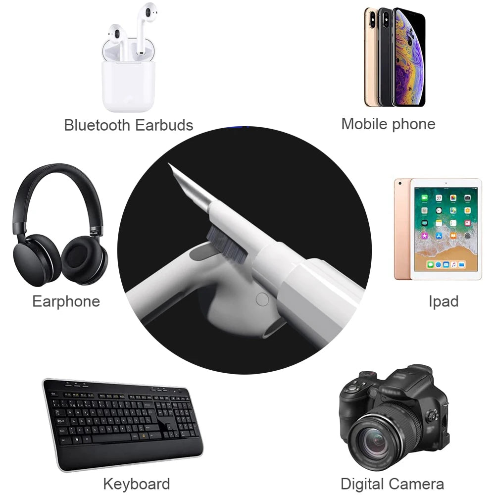 Bluetooth Earphone Cleaning Kit: Durable Cleaner for AirPods