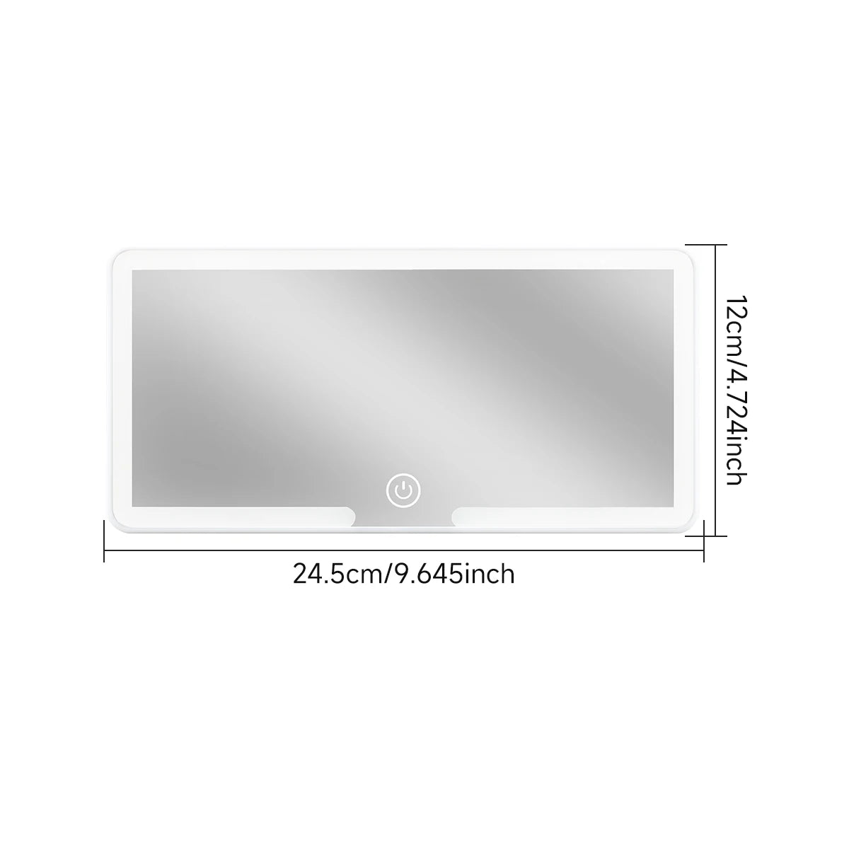 HD LED Car Vanity Mirror: Adjustable Sun Visor Makeup Mirror