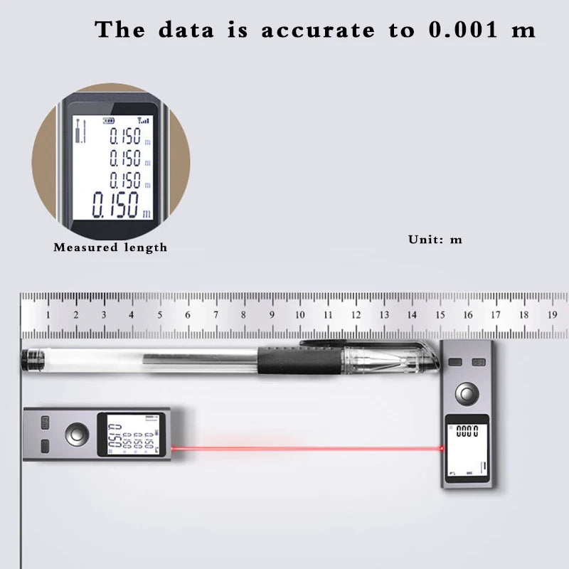 Digital Tape Measure Laser Ruler