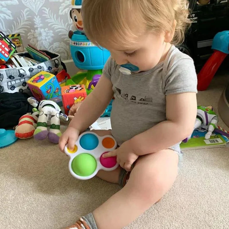 Montessori Exercise Board: Infant Fidget Toy