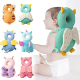 Cartoon Comfort: Baby Head Protector Backpack Pillow for Toddlers