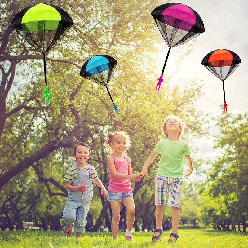 Mini Soldier Camo Parachute: Outdoor Fun for Kids