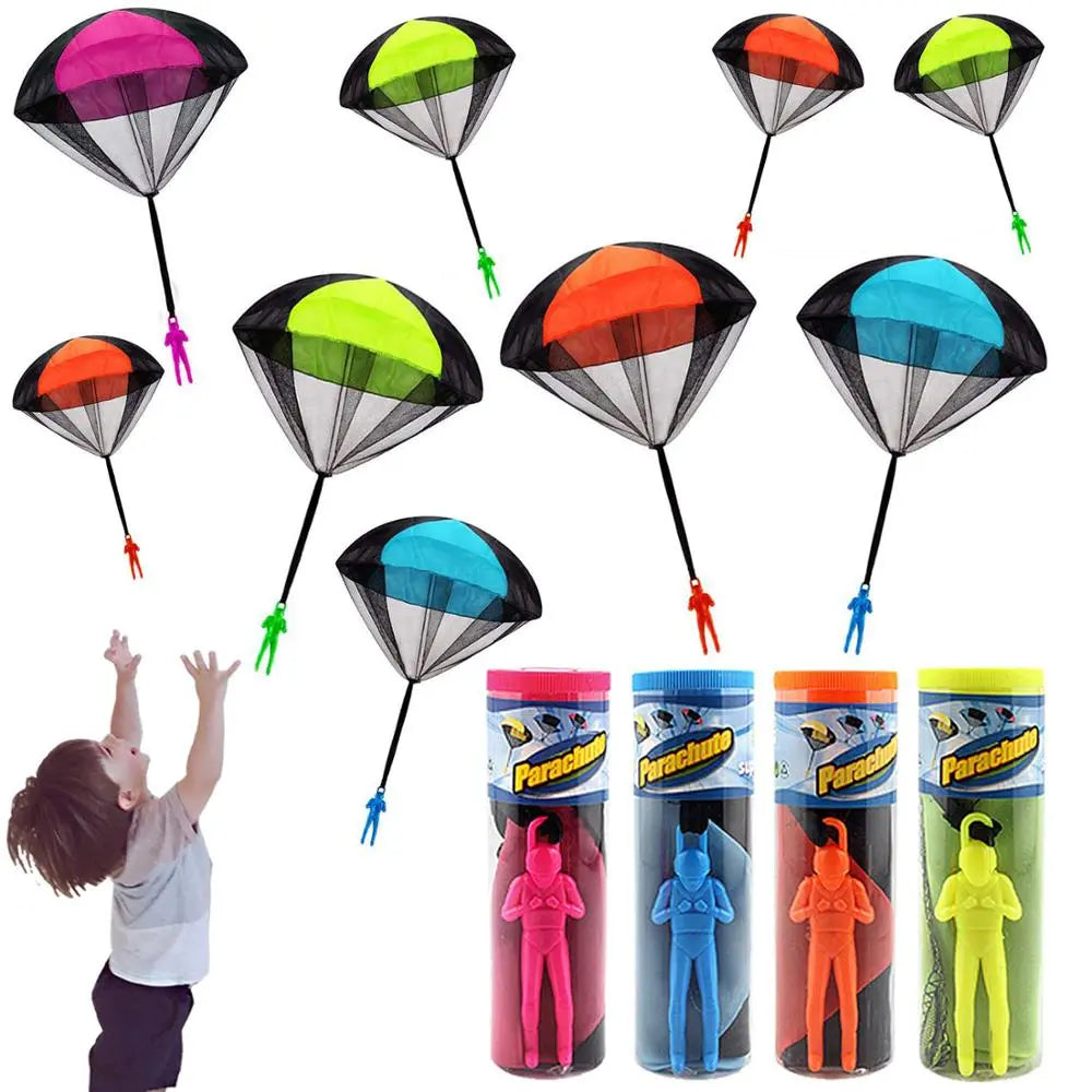 Mini Soldier Camo Parachute: Outdoor Fun for Kids