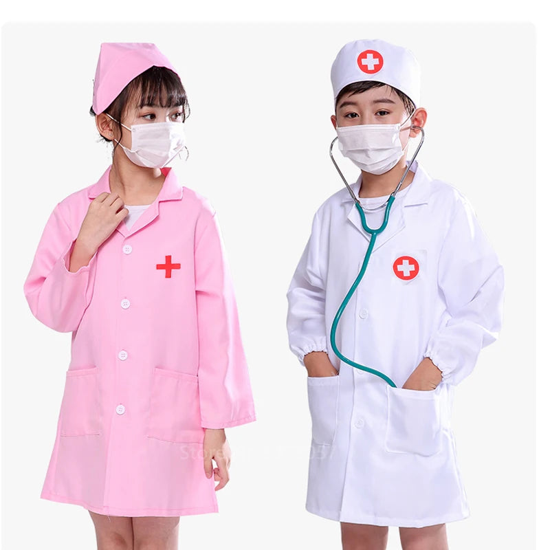 Dress Up as a Doctor or Nurse: Kids' Cosplay Costume Set!