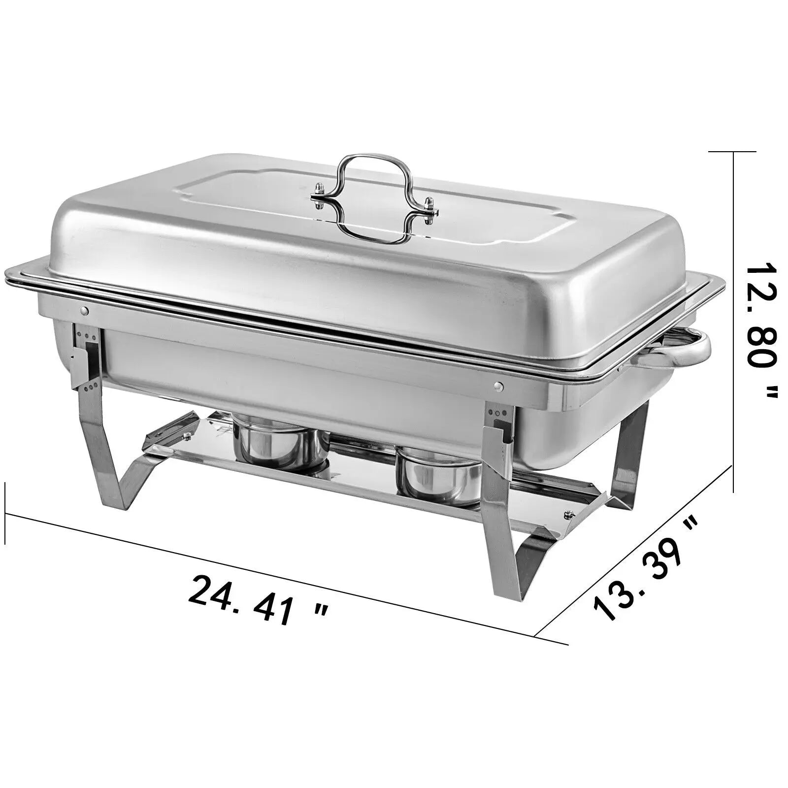 Foldable Stainless Steel Dishes Buffet Stove - easynow.com