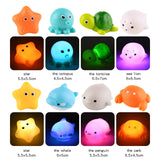 LED Light-Up Swimming Bath Toy: Cute Animal Fun for Kids!