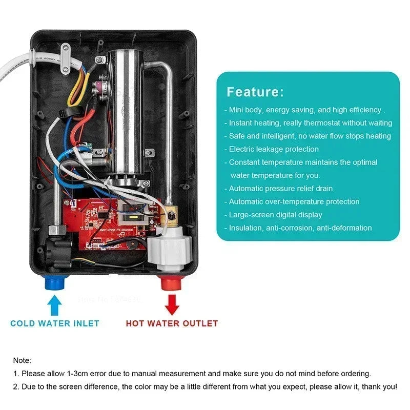 Electric Tankless Instant Water Heater - easynow.com