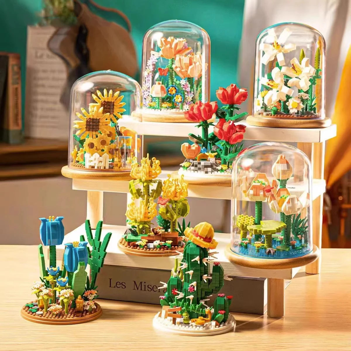 Everlasting Blooms: Flower Assembly Puzzle Toy