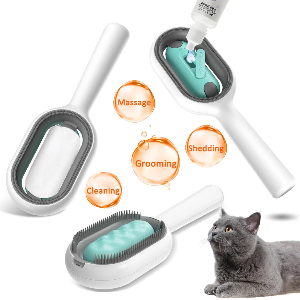 4 In 1 Pet Grooming Brush - easynow.com