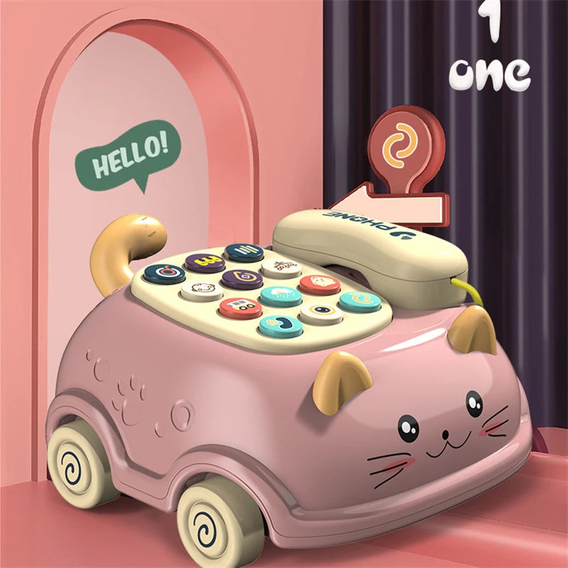 Musical Piano Phone: Interactive Fun for Babies and Toddlers