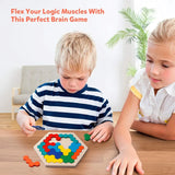 3D Hexagonal Wooden Puzzles: Educational Fun for Kids