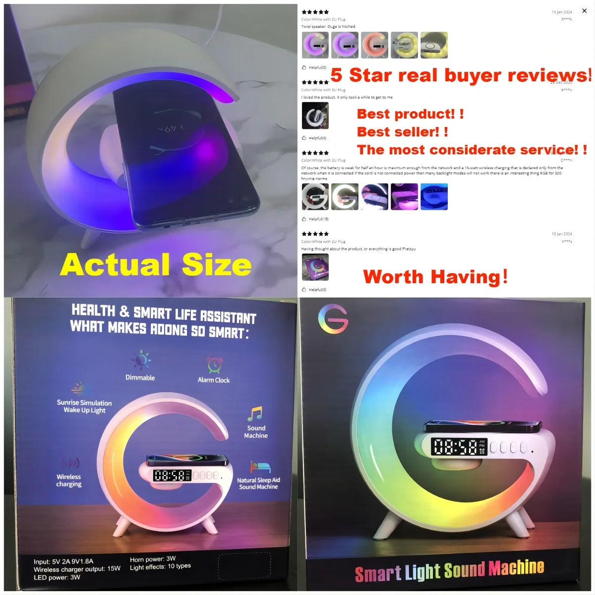 G Shape RGB Light - easynow.com