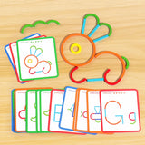 Creative Sticks & Rings Puzzle: Montessori Intelligence Game!