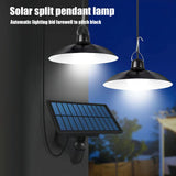 Split Solar Pendant Lamp: Outdoor Indoor Lighting