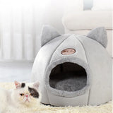 Winter Comfort: Cozy Cat Bed Tent for Deep Sleep