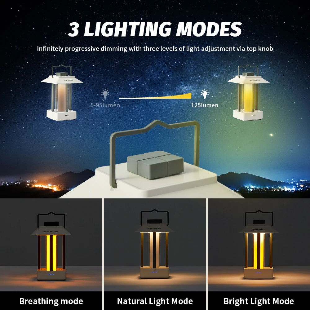 Naturehike Moon Court Camping Lamp: Portable Atmosphere Lighting