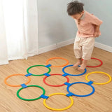 Playtime Adventures: Outdoor Kids' Lattice Jump Ring Set 