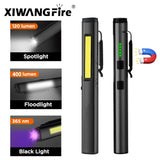 4-in-1 Mini USB Rechargeable LED Flashlight: Multifunctional Brilliance