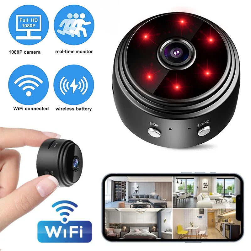 Mini HD Wireless IP Camera: Smart Home Surveillance