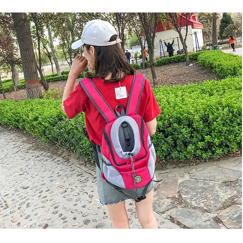 Double Shoulder Portable Pet Dog Carrier Backpack: Travel in Style!