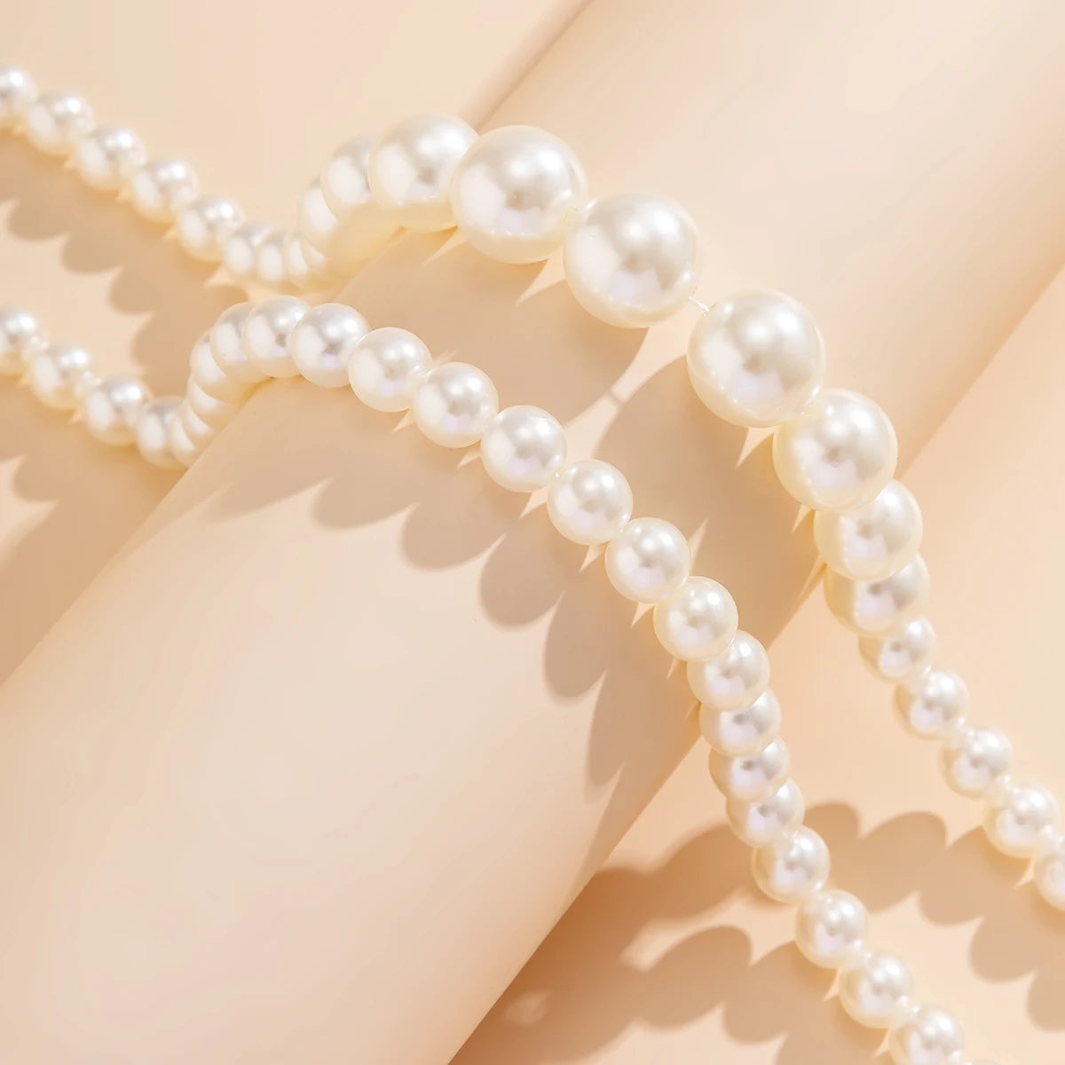 Pearl Beaded Choker Necklaces