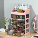 Chic Cosmetic Storage Solution: Large Capacity Drawer Makeup Box