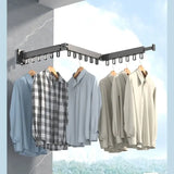  Foldable Wall-Mounted Drying Rack: Aluminum Alloy