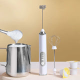 Portable Rechargeable Electric Milk Frother Foam Maker - easynow.com