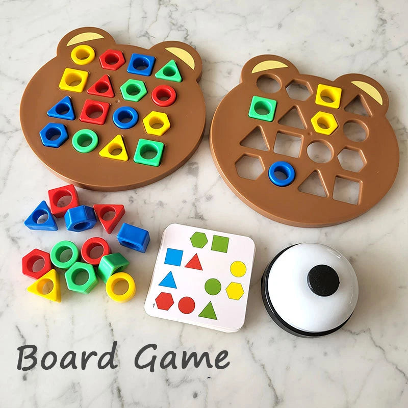 Interactive Geometric Matching Puzzle for Kids!