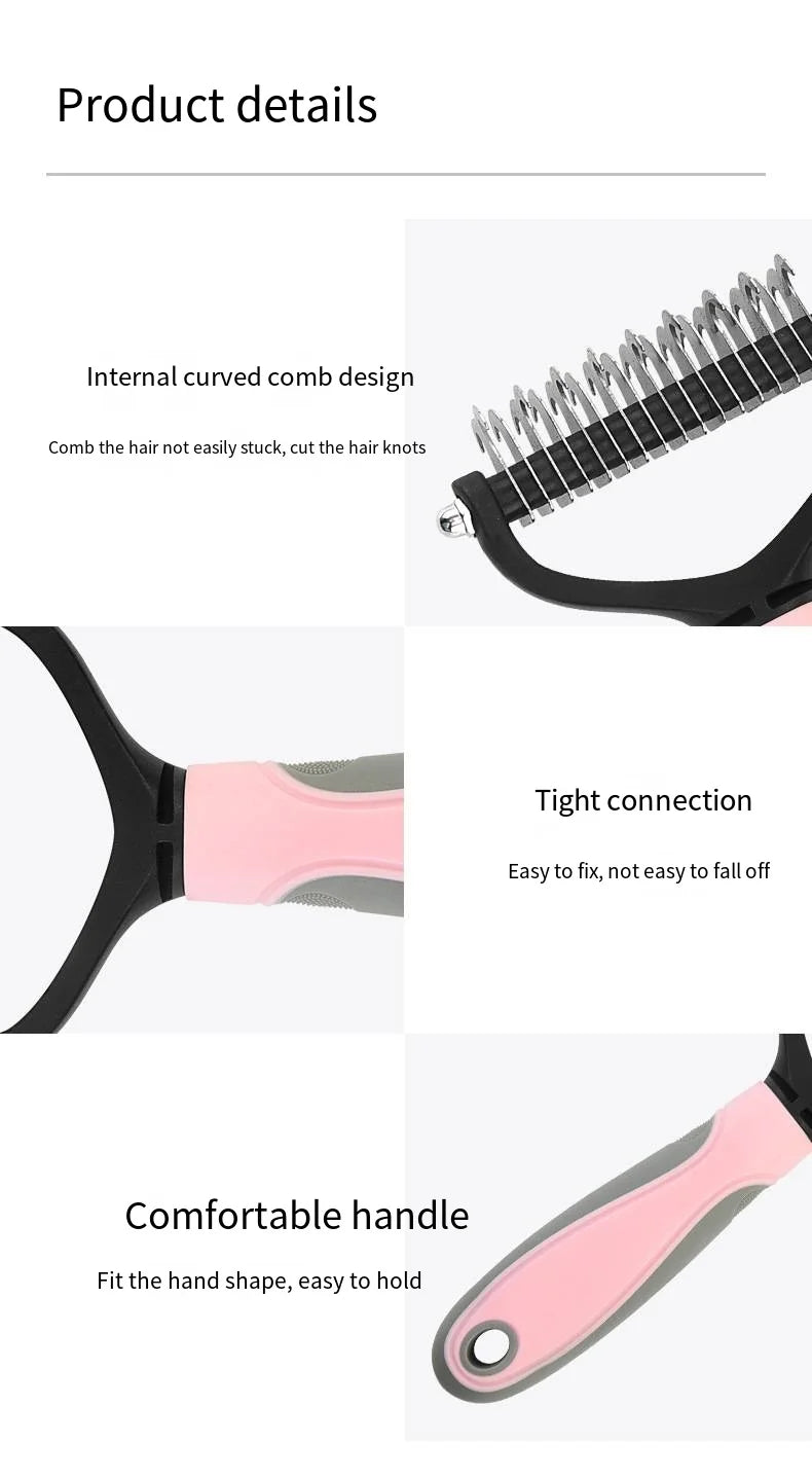 Pet Grooming Care Comb: Remove Hair with Ease!