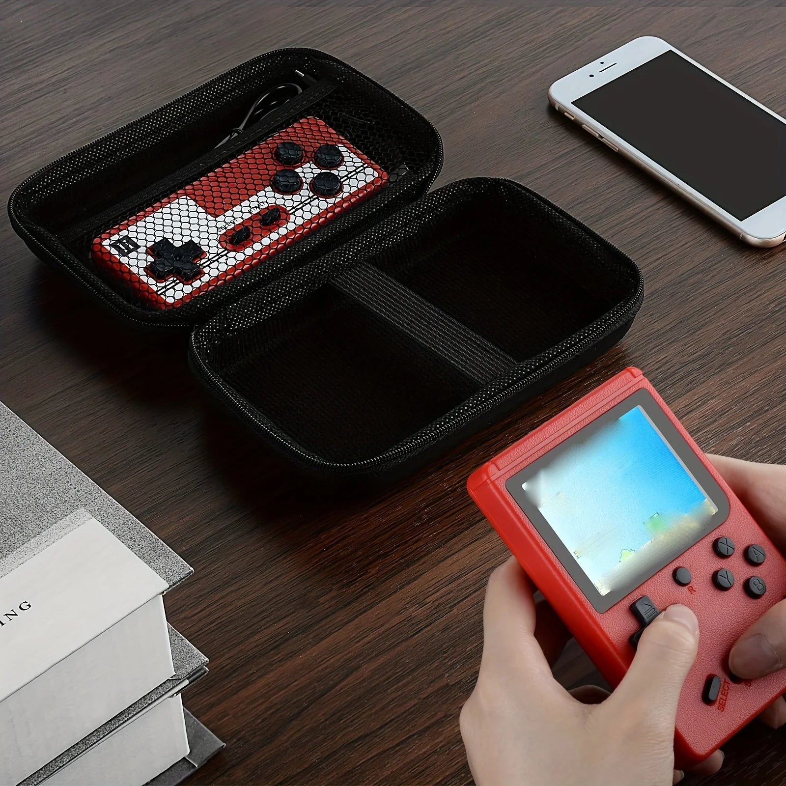 Game On the Go: Handheld Console Carrying Case