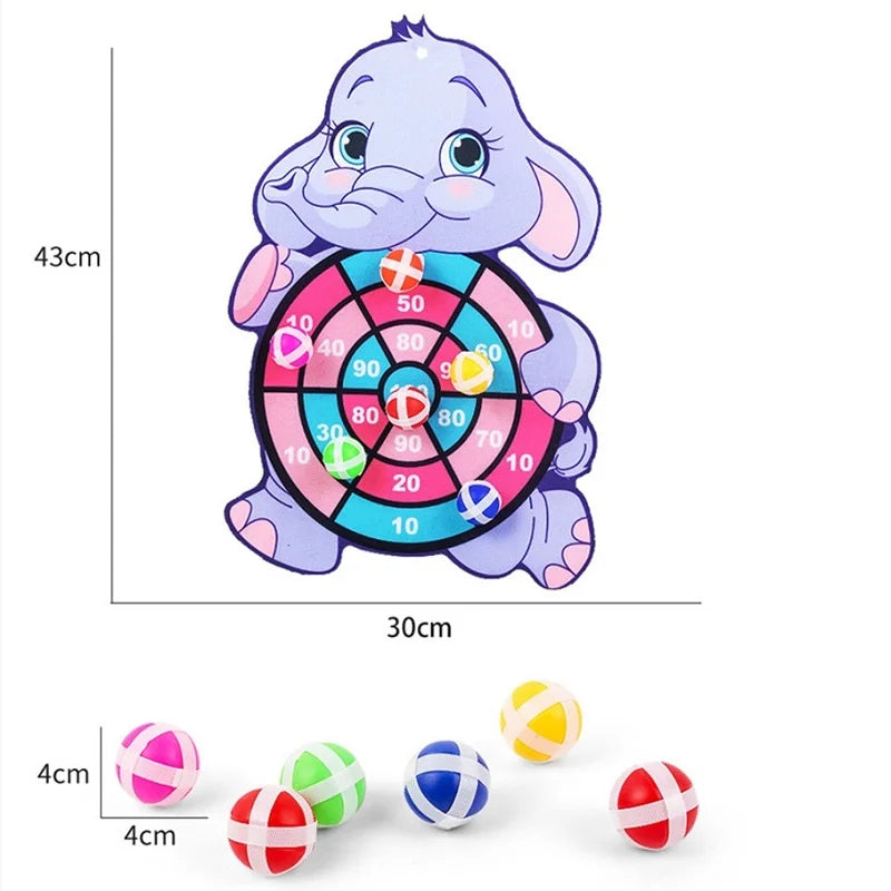 Montessori Dart Board: Fun Target Game for Kids 4-6 Years