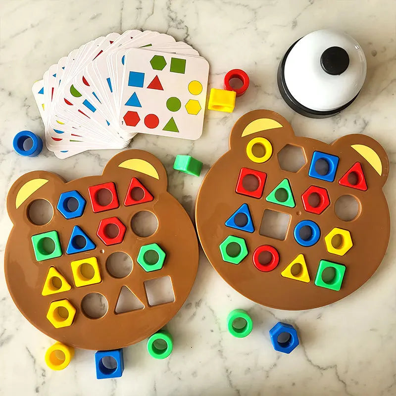 Interactive Geometric Matching Puzzle for Kids!