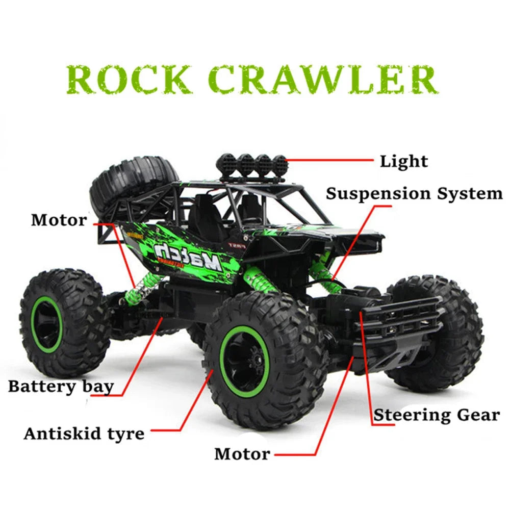 1:12 / 1:16 4WD RC Car 2.4G Radio Control Car Buggy Off-Road Remote Control Cars  Trucks Boys Toys for Children