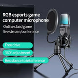 SF666R USB Microphone: RGB Gaming Mic