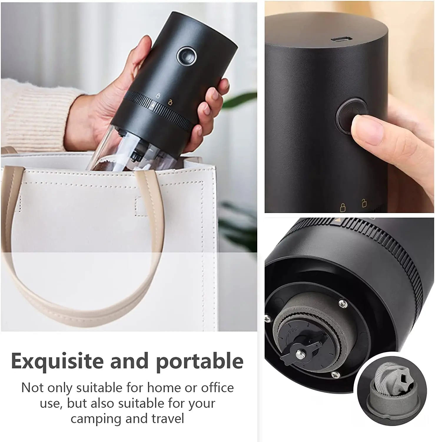 Portable Electric Coffee Grinder - easynow.com