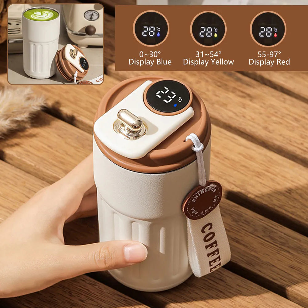 Smart Thermos Bottle: LED Temperature Display