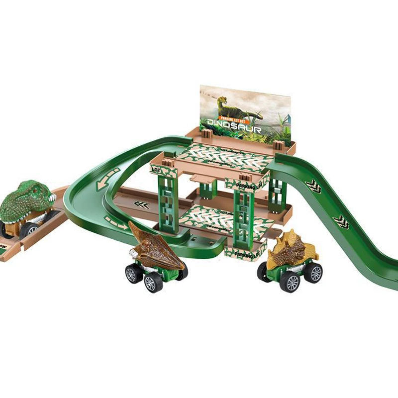 Multi-Storey Car Parking Building: Exciting Children's Track Toy Set